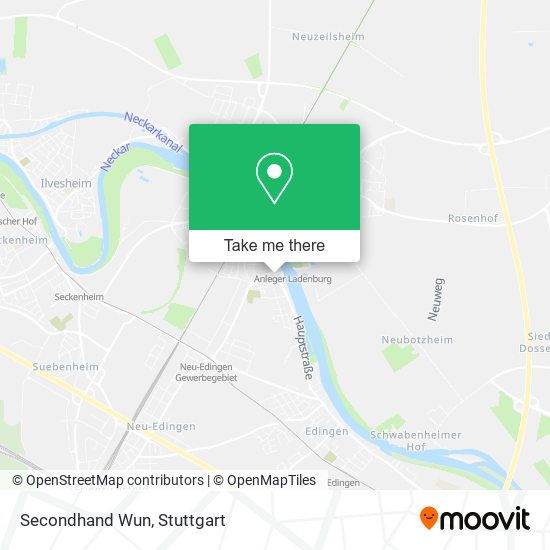 Карта Secondhand Wun
