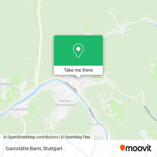 Карта Gaststätte Barni