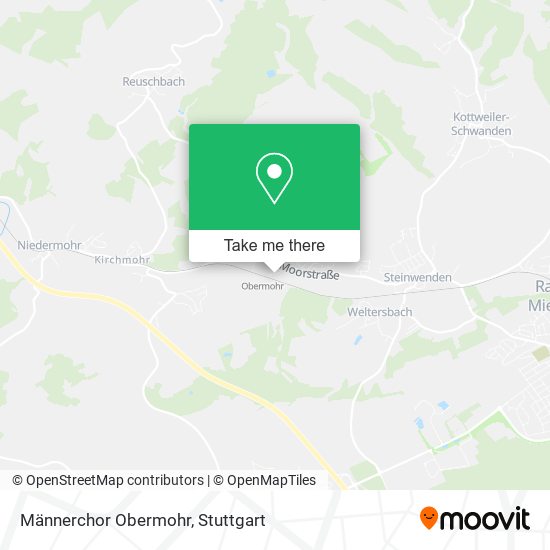 Männerchor Obermohr map