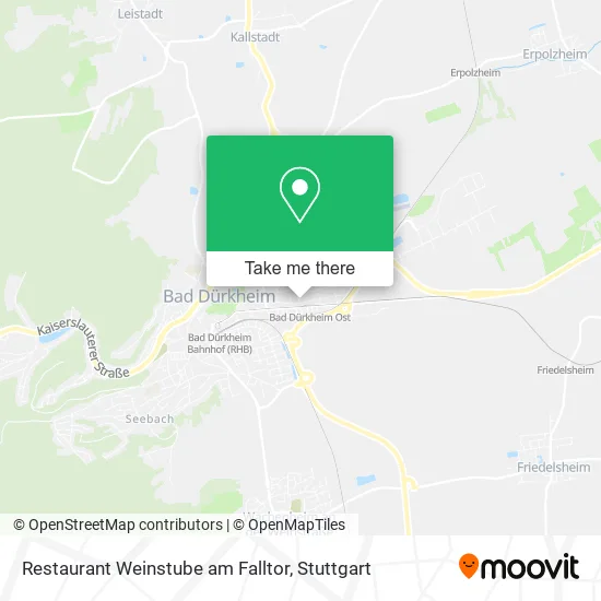 Карта Restaurant Weinstube am Falltor