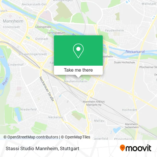 Карта Stassi Studio Mannheim