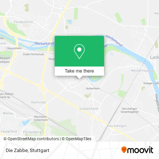 Карта Die Zabbe