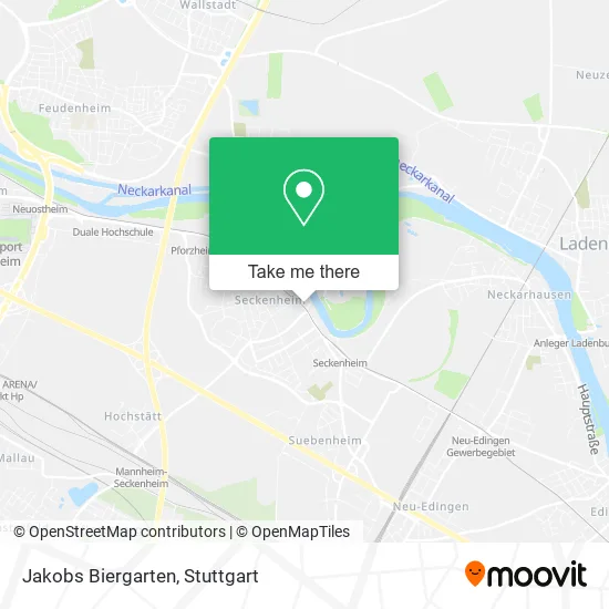 Карта Jakobs Biergarten