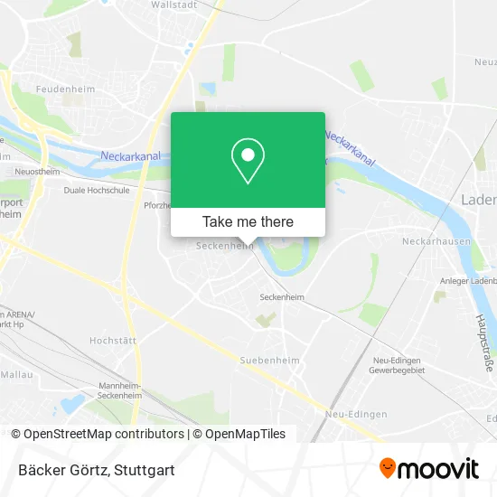 Карта Bäcker Görtz
