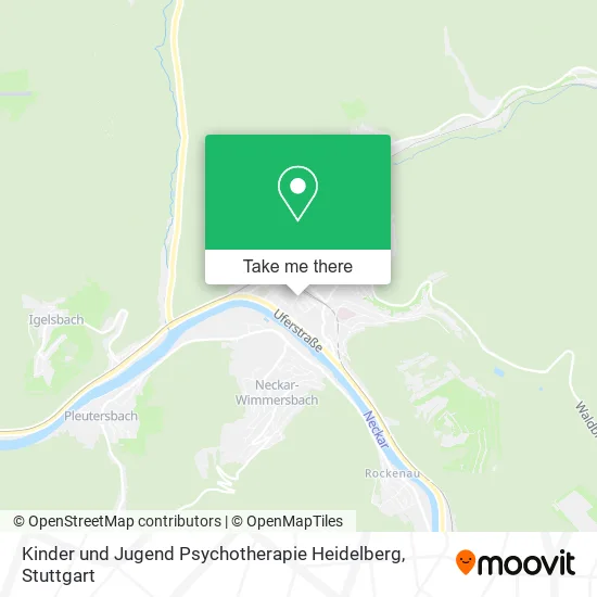 Карта Kinder und Jugend Psychotherapie Heidelberg