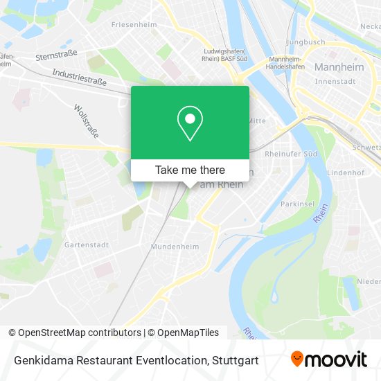 Genkidama Restaurant Eventlocation map