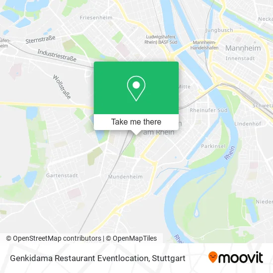Карта Genkidama Restaurant Eventlocation