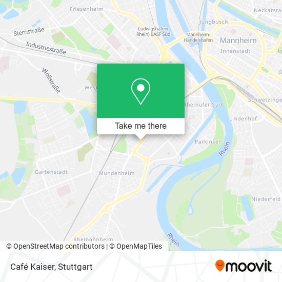 Карта Café Kaiser