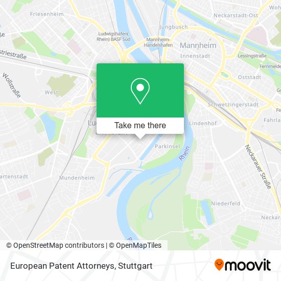 European Patent Attorneys map