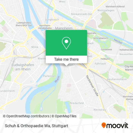 Карта Schuh & Orthopaedie Wa