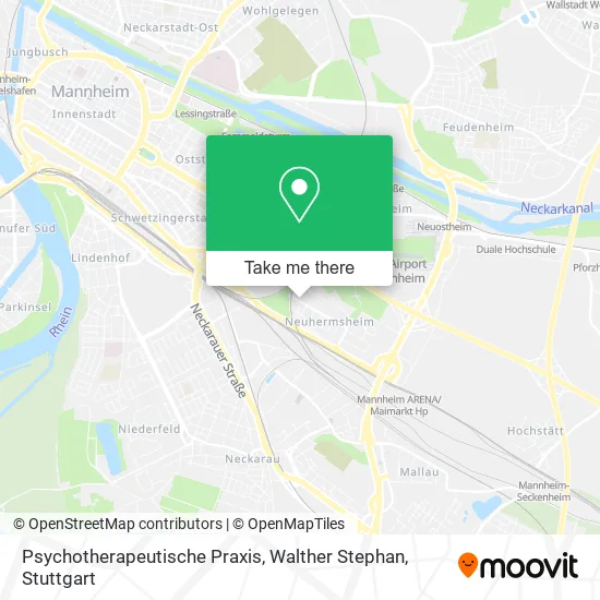 Карта Psychotherapeutische Praxis, Walther Stephan