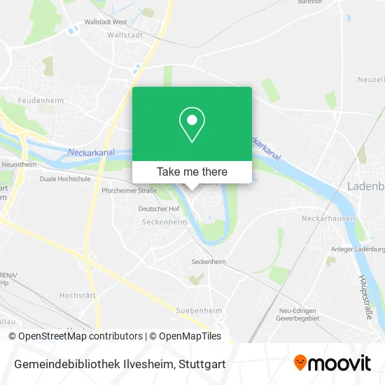 Карта Gemeindebibliothek Ilvesheim