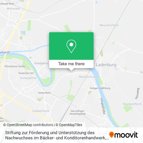 Stiftung zur Förderung und Unterstützung des Nachwuchses im Bäcker- und Konditorenhandwerk map