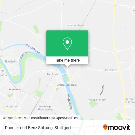 Карта Daimler und Benz Stiftung