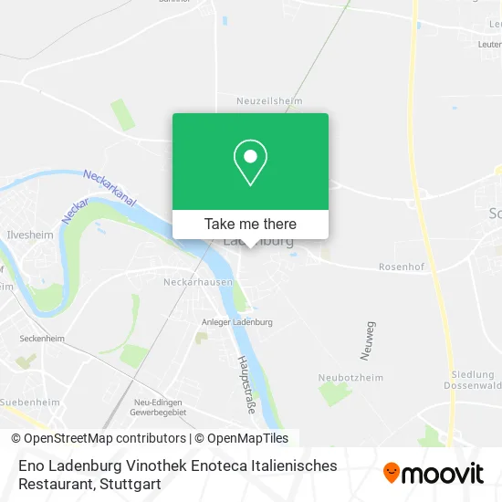 Карта Eno Ladenburg Vinothek Enoteca Italienisches Restaurant