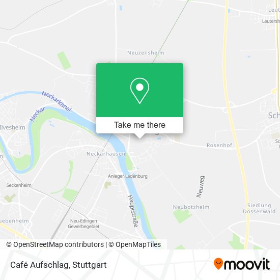 Карта Café Aufschlag