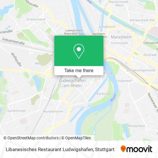 Карта Libanesisches Restaurant Ludwigshafen