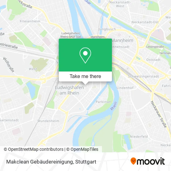 Карта Makclean Gebäudereinigung