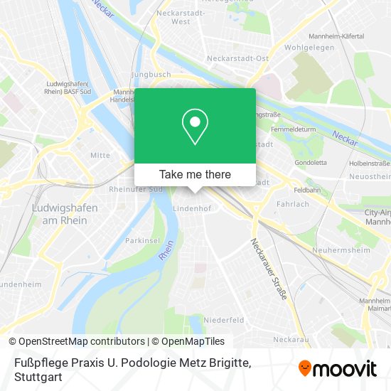Fußpflege Praxis U. Podologie Metz Brigitte map