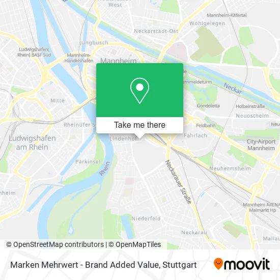 Карта Marken Mehrwert - Brand Added Value