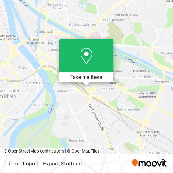 Lipmir Import - Export map