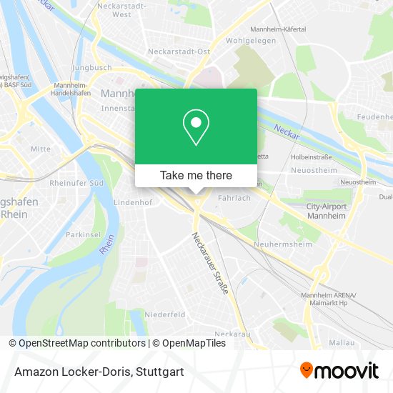 Карта Amazon Locker-Doris