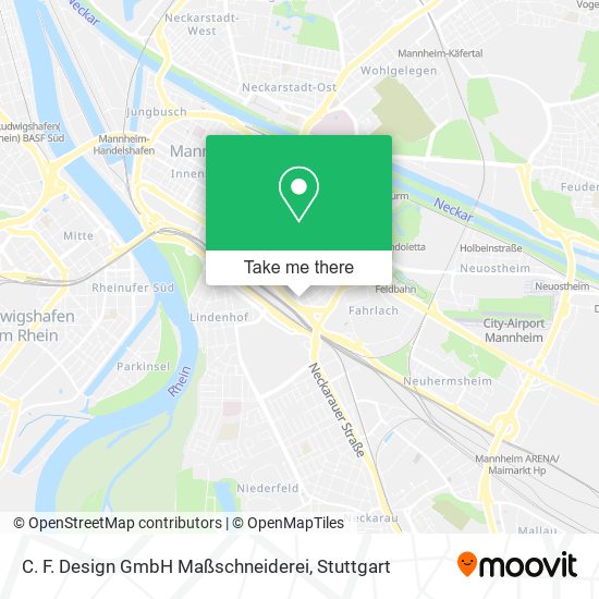 Карта C. F. Design GmbH Maßschneiderei