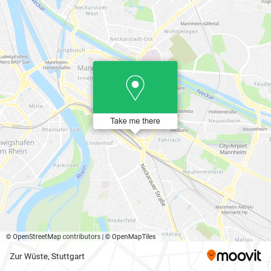 Карта Zur Wüste