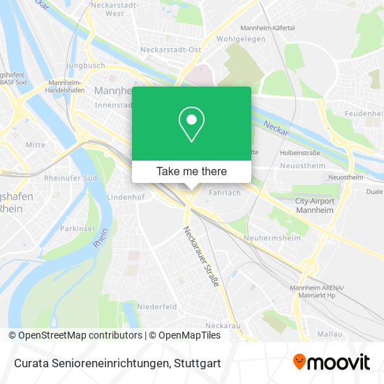 Curata Senioreneinrichtungen map