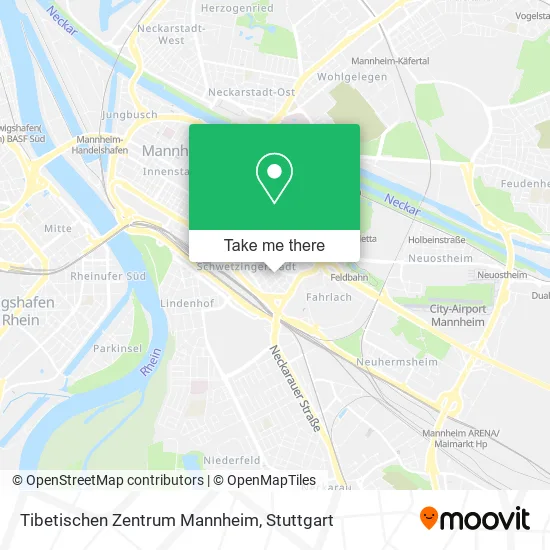 Карта Tibetischen Zentrum Mannheim
