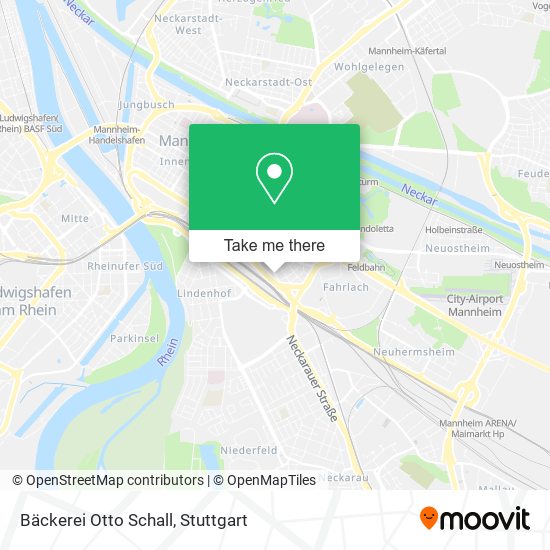 Bäckerei Otto Schall map
