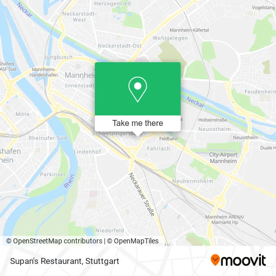 Карта Supan's Restaurant