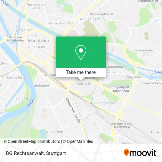 Карта BG Rechtsanwalt