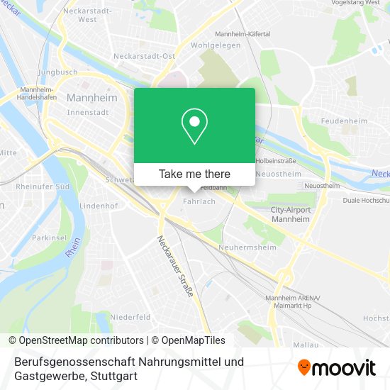 Berufsgenossenschaft Nahrungsmittel und Gastgewerbe map