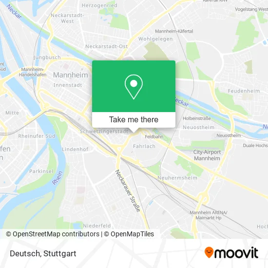 Карта Deutsch