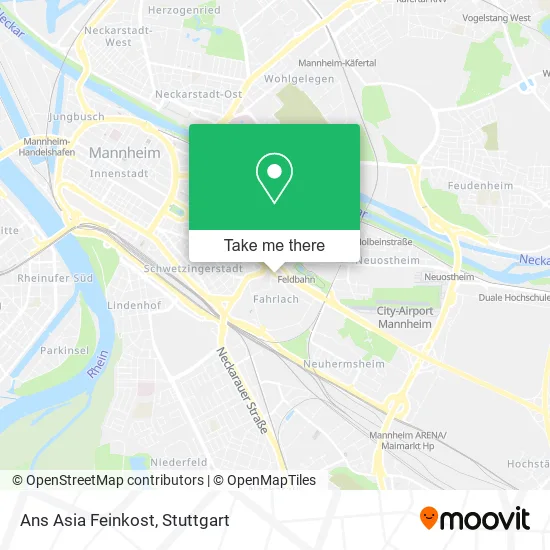 Карта Ans Asia Feinkost