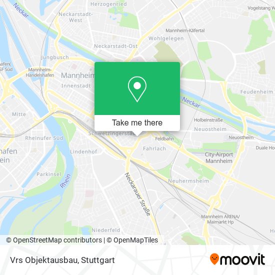Карта Vrs Objektausbau