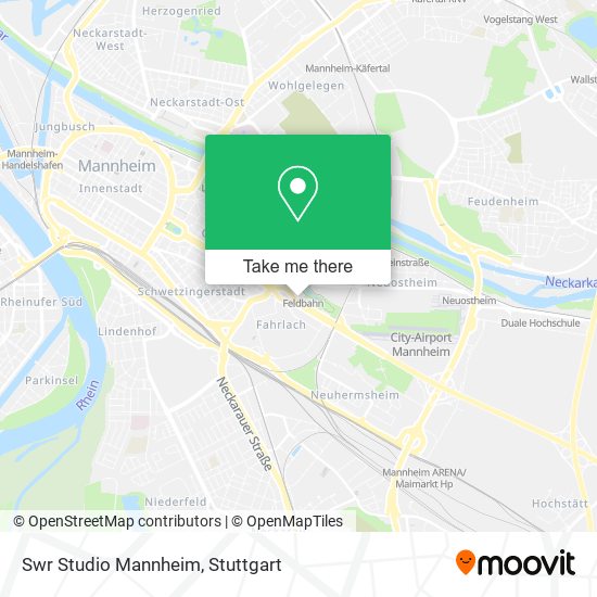 Swr Studio Mannheim map