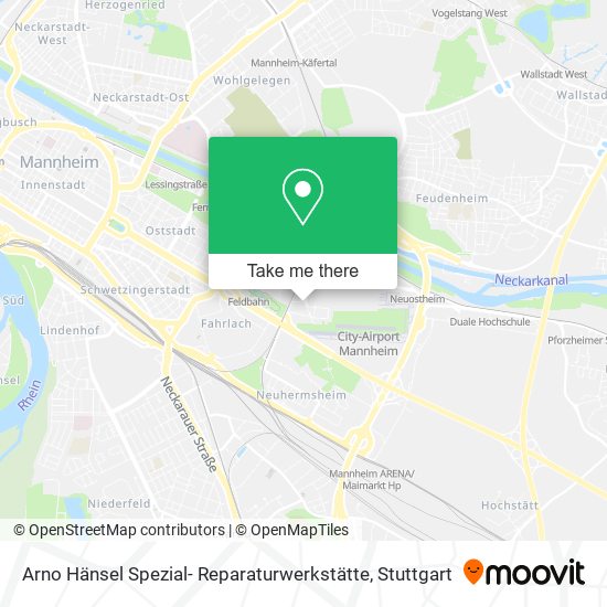 Arno Hänsel Spezial- Reparaturwerkstätte map