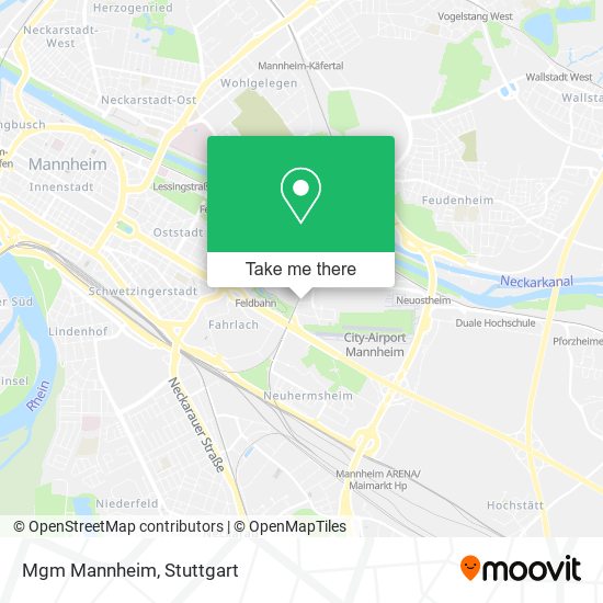 Mgm Mannheim map