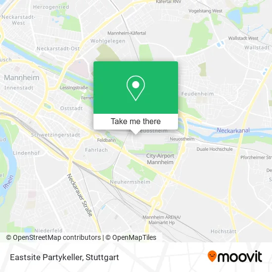 Карта Eastsite Partykeller