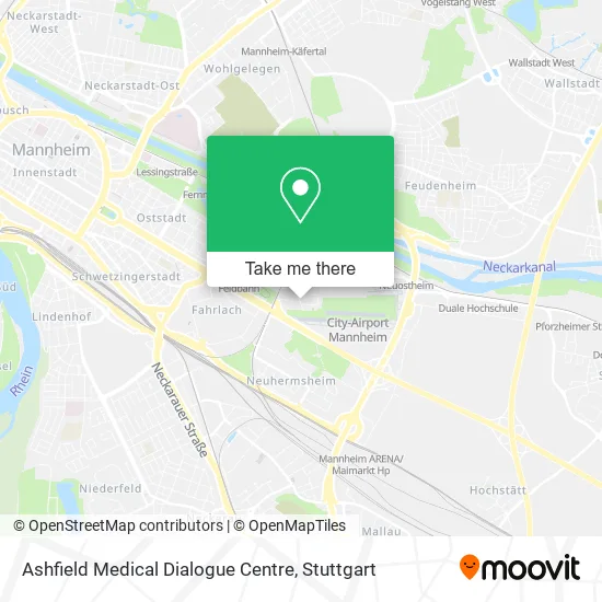 Карта Ashfield Medical Dialogue Centre