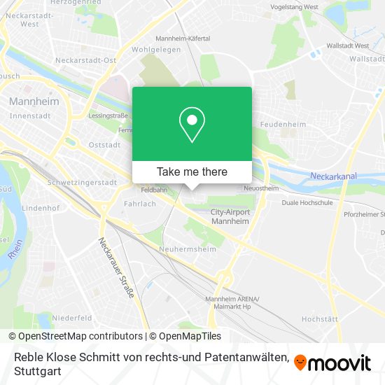 Reble Klose Schmitt von rechts-und Patentanwälten map