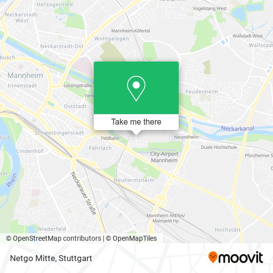 Netgo Mitte map