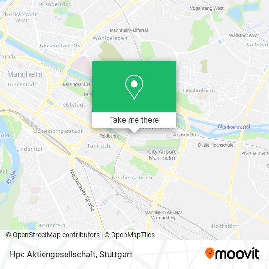 Hpc Aktiengesellschaft map