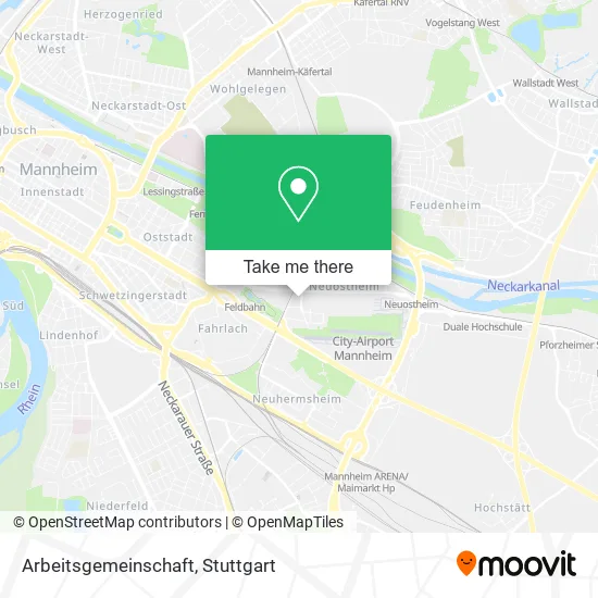 Карта Arbeitsgemeinschaft