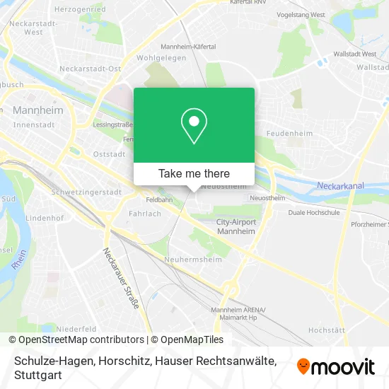 Карта Schulze-Hagen, Horschitz, Hauser Rechtsanwälte