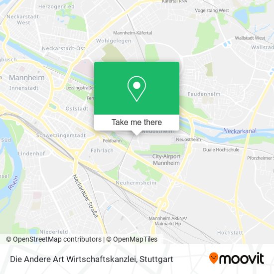 Die Andere Art Wirtschaftskanzlei map