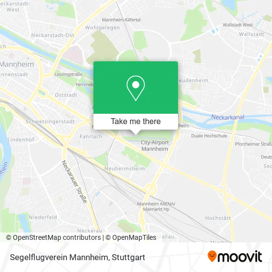 Карта Segelflugverein Mannheim