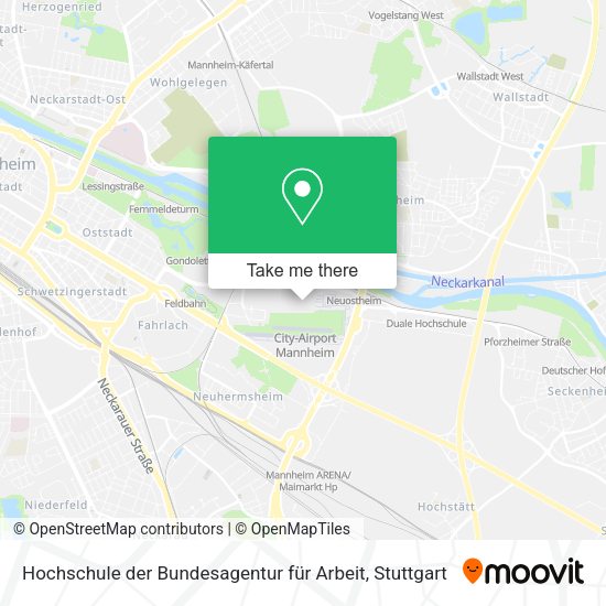 Hochschule der Bundesagentur für Arbeit map